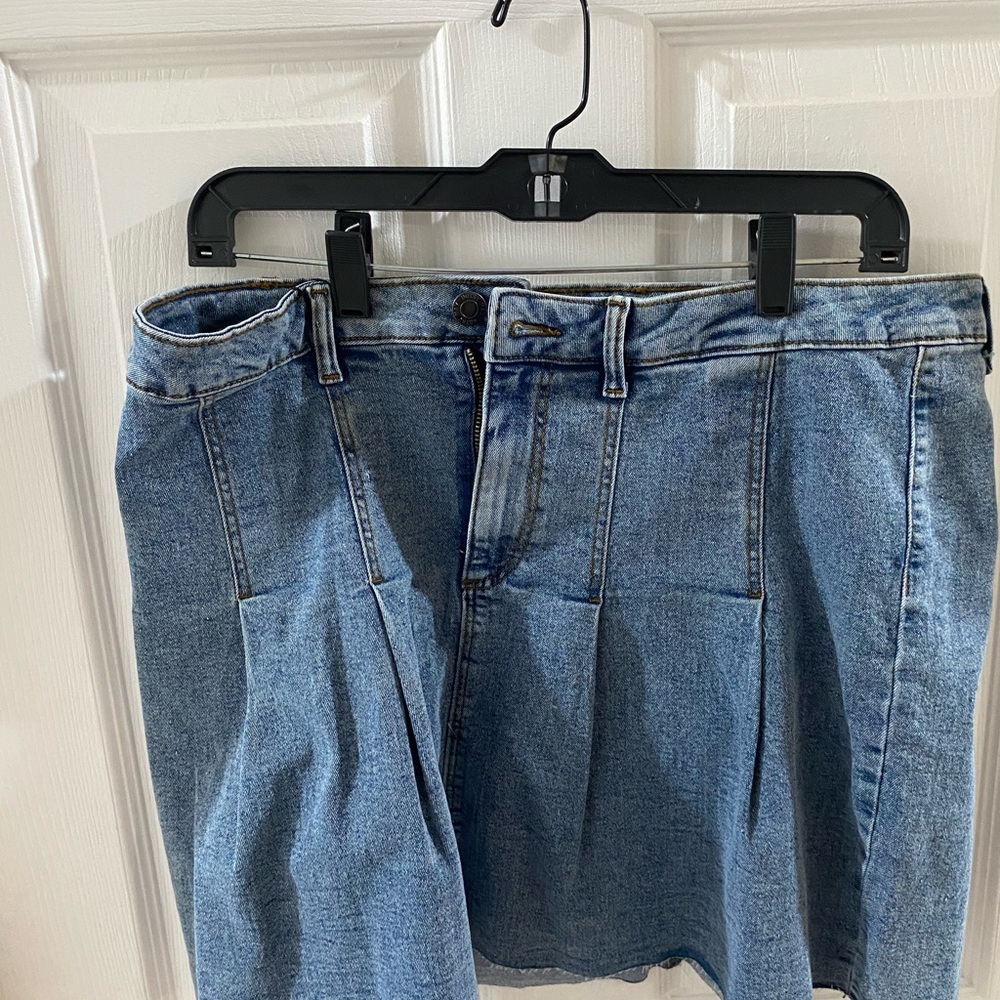 Noisy may Blue Denim Mini Skirt